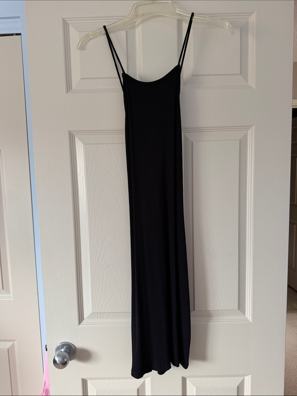 H&M black midi dress